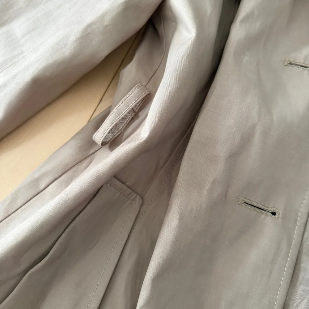Halogen Tan Trench Coat - Picture 3 of 4